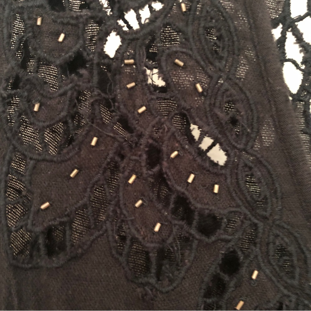 Free People Medium black cutout swing blouse - Picture 3 of 11